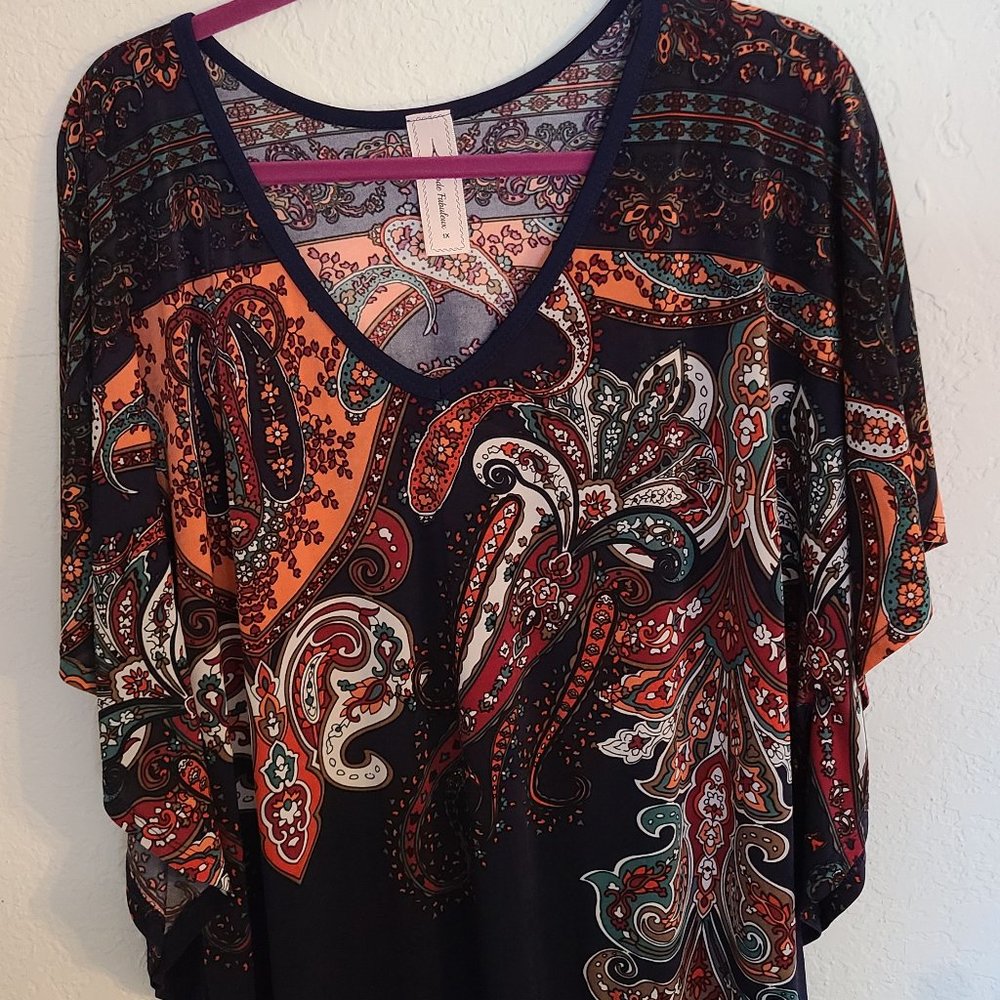 Women plus size blouse by Mode Fabuleux